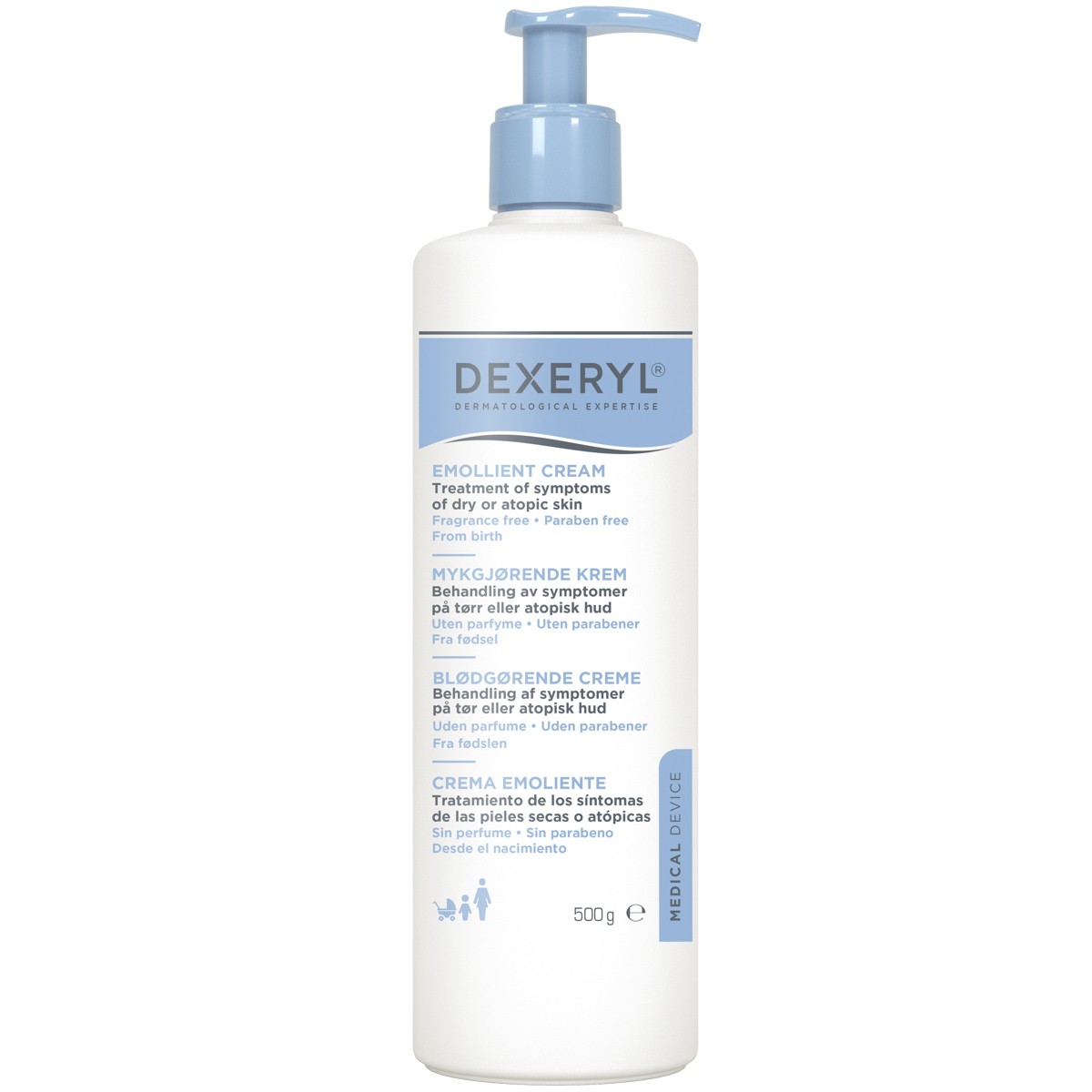 Imagen de Ducray dexeryl crema emoliente 500 ml