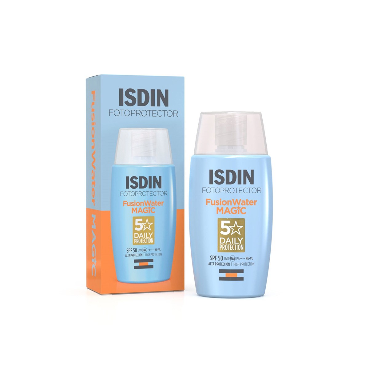 Imagen de Isdin Fusion Water Magic fotoprotector SPF50+ 50ml